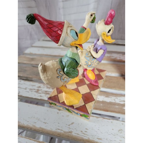 Jim shore mistletoe moment Donald Daisy duck figurine‎ enesco - Picture 6 of 9